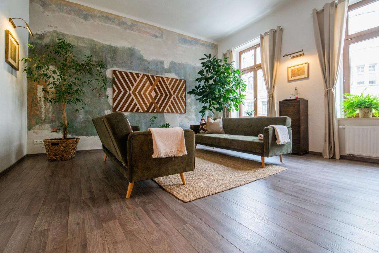 Theleaf - Design Apartment & Cafe Leipzig Dış mekan fotoğraf
